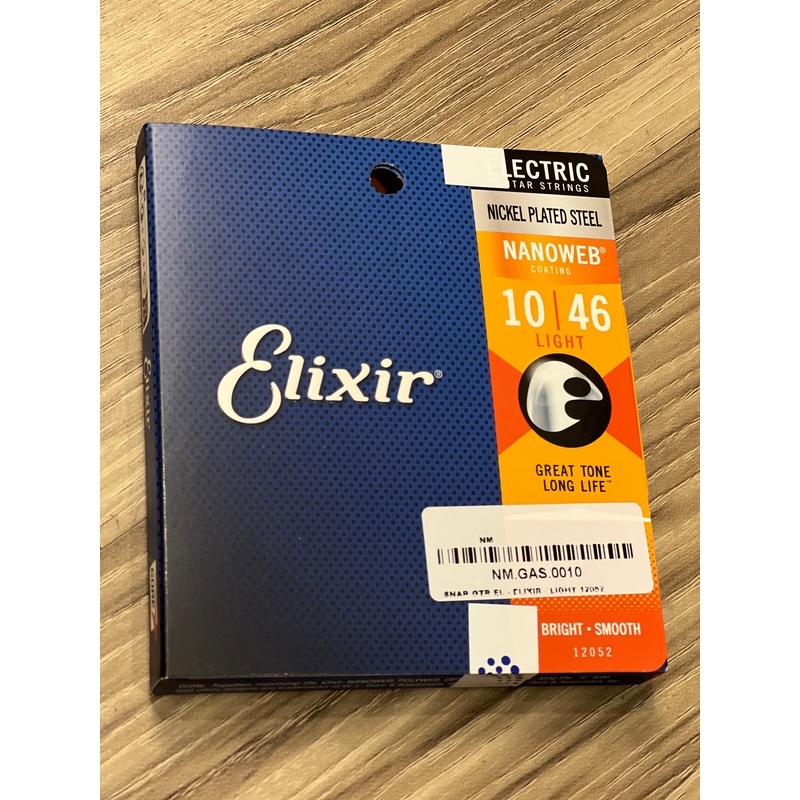 elixir-12052-nanoweb-electric-guitar-strings-light-10-46 Elixir 12052 Nanoweb Electric Guitar Strings, Light, 10-46