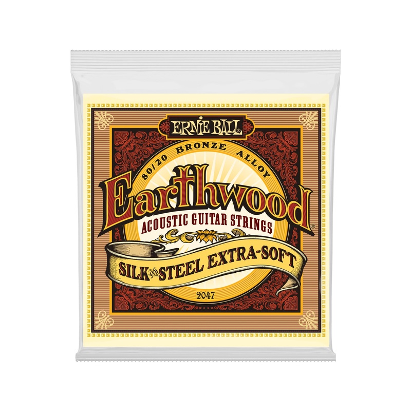 ernie-ball-earthwood-silk-and-steel-extra-soft-80-20-bronze-acoustic-guitar-strings-10-50 Ernie Ball Earthwood Silk and Steel Extra Soft 80/20 Bronze Acoustic Guitar Strings, 10-50