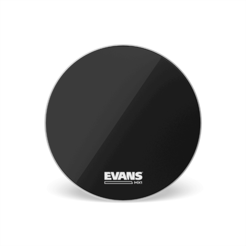 evans-mx1-black-marching-bass-drumhead-30-inches Evans MX1 Black Marching Bass Drumhead - 30 inches