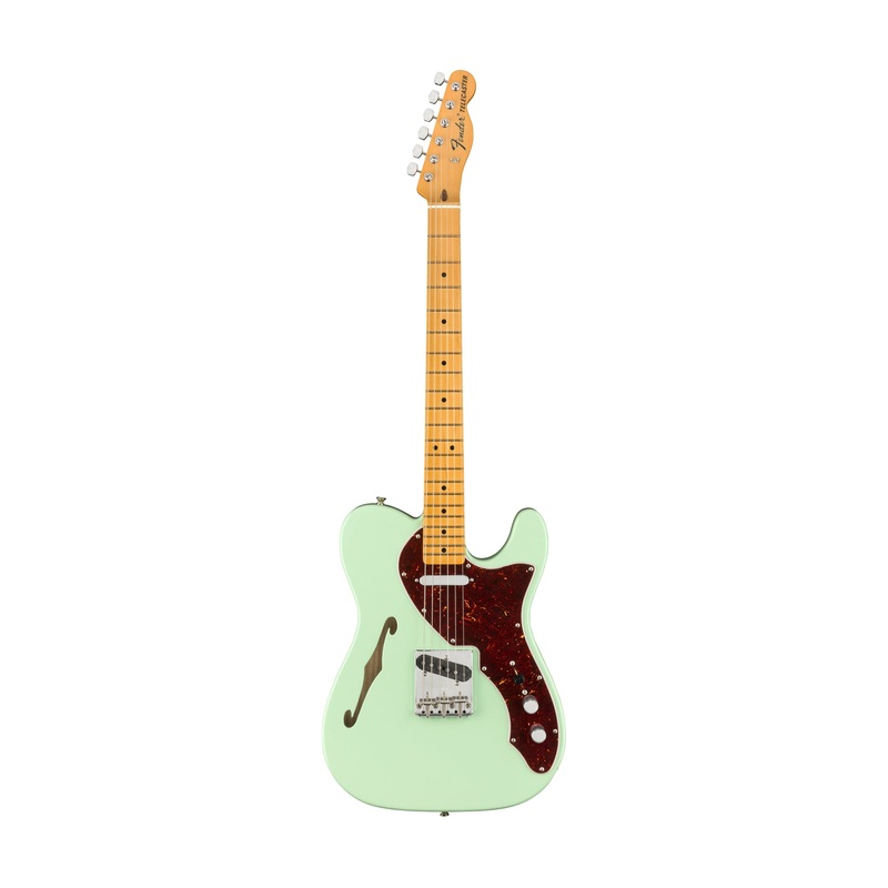 fender-american-original-60s-telecaster-thinline-electric-guitar-maple-fb-surf-green Fender American Original 60s Telecaster Thinline Electric Guitar, Maple FB, Surf Green