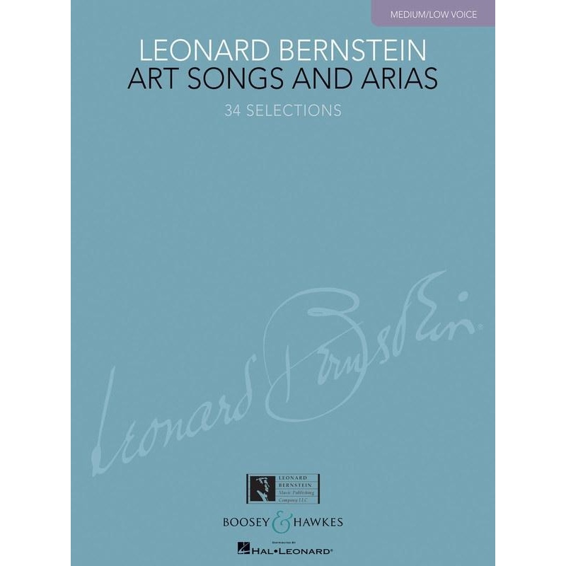 leonard-bernstein-art-songs-and-arias-medium-low-voice Leonard Bernstein - Art Songs and Arias, Medium/Low Voice