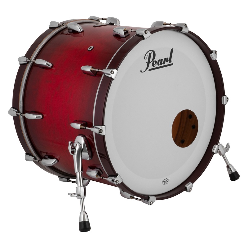 pearl-masters-maple-gum-22-x16-bass-drum-deep-redburst-mmgp2216bx-c886 Pearl Masters Maple/Gum 22"x16" Bass Drum DEEP REDBURST MMGP2216BX/C886