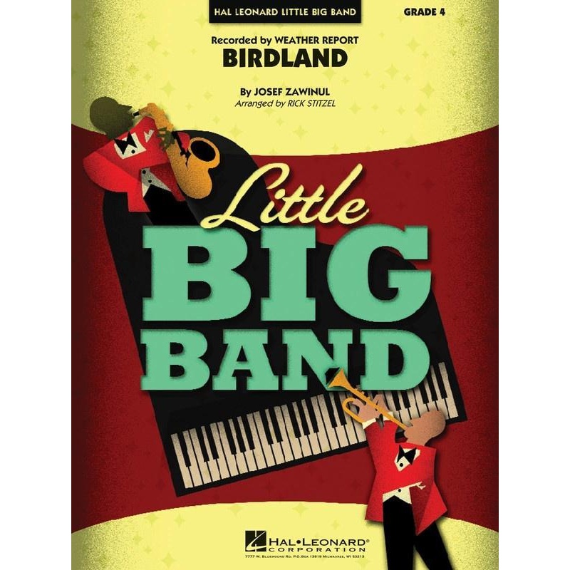 birdland-arr-rick-stitzel-stage-band-chart-grade-4 Birdland, Arr. Rick Stitzel Stage Band Chart Grade 4