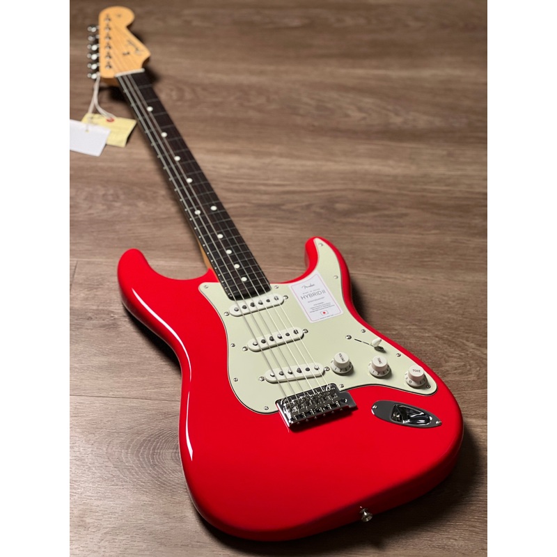 fender-japan-hybrid-ii-stratocaster-with-rosewood-fb-in-modena-red-jd24016866 Fender Japan Hybrid II Stratocaster with Rosewood FB in Modena Red JD24016866