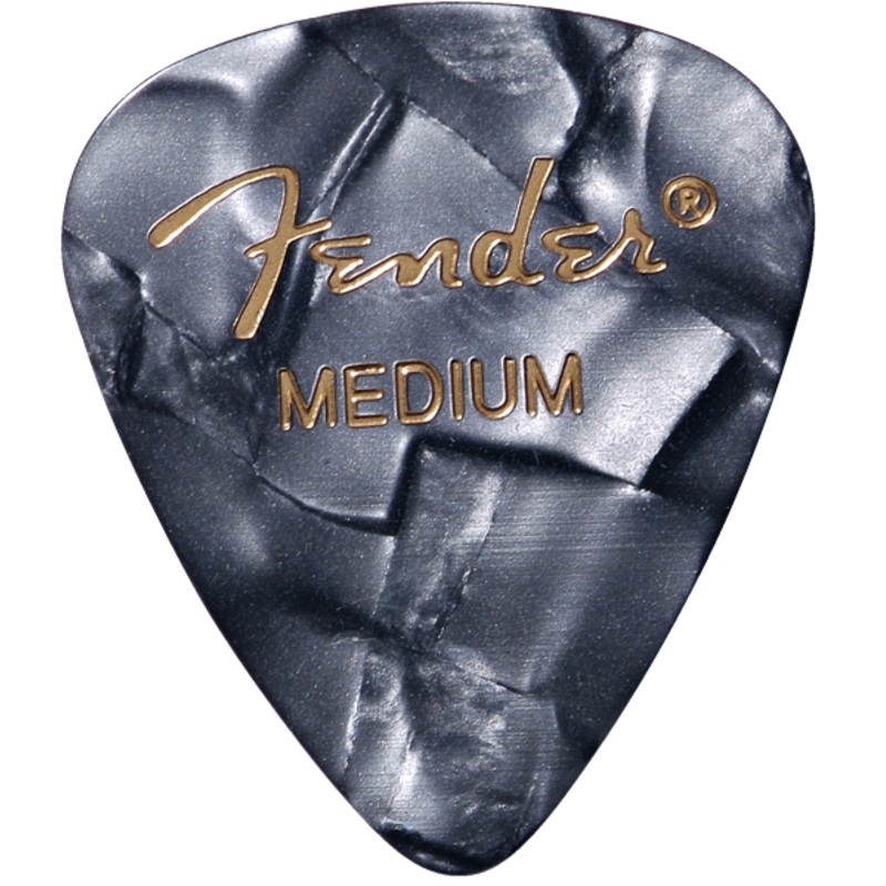 fender-premium-celluloid-351-shape-picks-medium-black-moto-12-count Fender Premium Celluloid 351 Shape Picks Medium Black Moto 12 Count