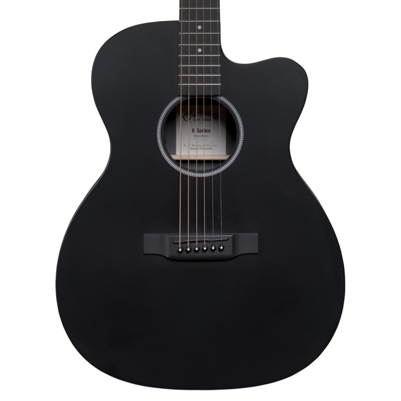 martin-omc-x1e-black-acoustic-electric-guitar-with-bag Martin OMC-X1E Black Acoustic Electric Guitar With Bag