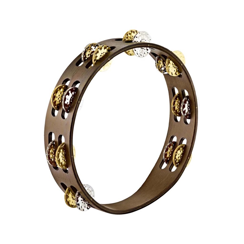 meinl-percussion-ta2vm-wb-vintage-wood-tambourine-mix-jingles-nickel-brass-walnut-brown MEINL Percussion TA2VM-WB Vintage Wood Tambourine, Mix Jingles(Nickel & Brass), Walnut Brown