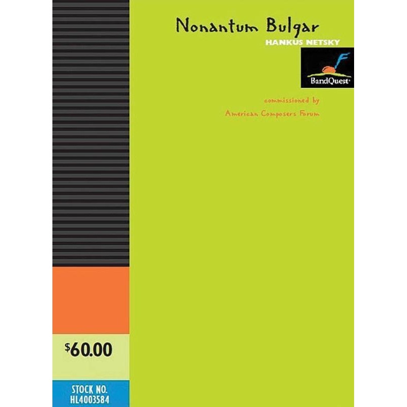 nonantum-bulgar-hankus-netsky-concert-band-grade-3 Nonantum Bulgar, Hankus Netsky Concert Band Grade 3