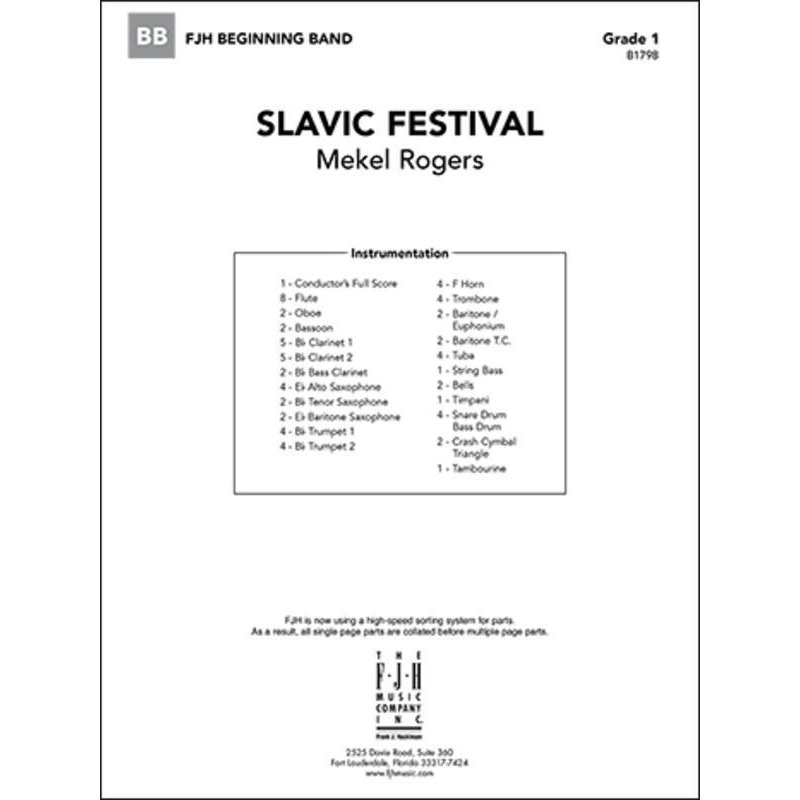slavic-festival-mekel-rogers-concert-band-grade-1 Slavic Festival, Mekel Rogers Concert Band Grade 1