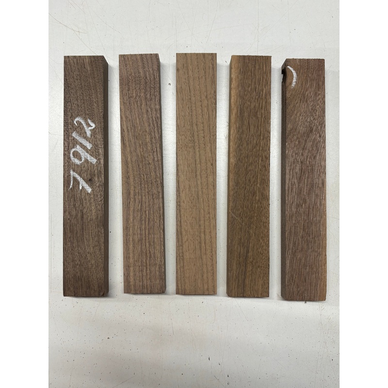 5-pack-black-walnut-thin-stock-lumber-board-blank-11-3-4-x-2-x-1-7912 5 Pack Black Walnut Thin Stock Lumber Board Blank 11-3/4" x 2" x 1" #7912