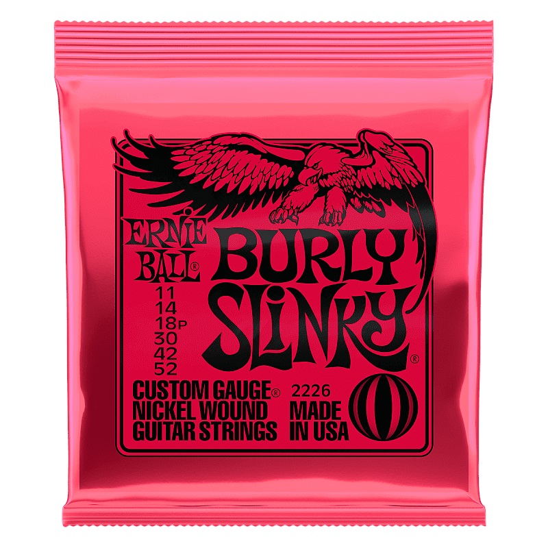 ernie-ball-2226-burly-slinky-nickel-wound-electric-guitar-strings-11-52 Ernie Ball 2226 Burly Slinky Nickel Wound Electric Guitar Strings 11-52