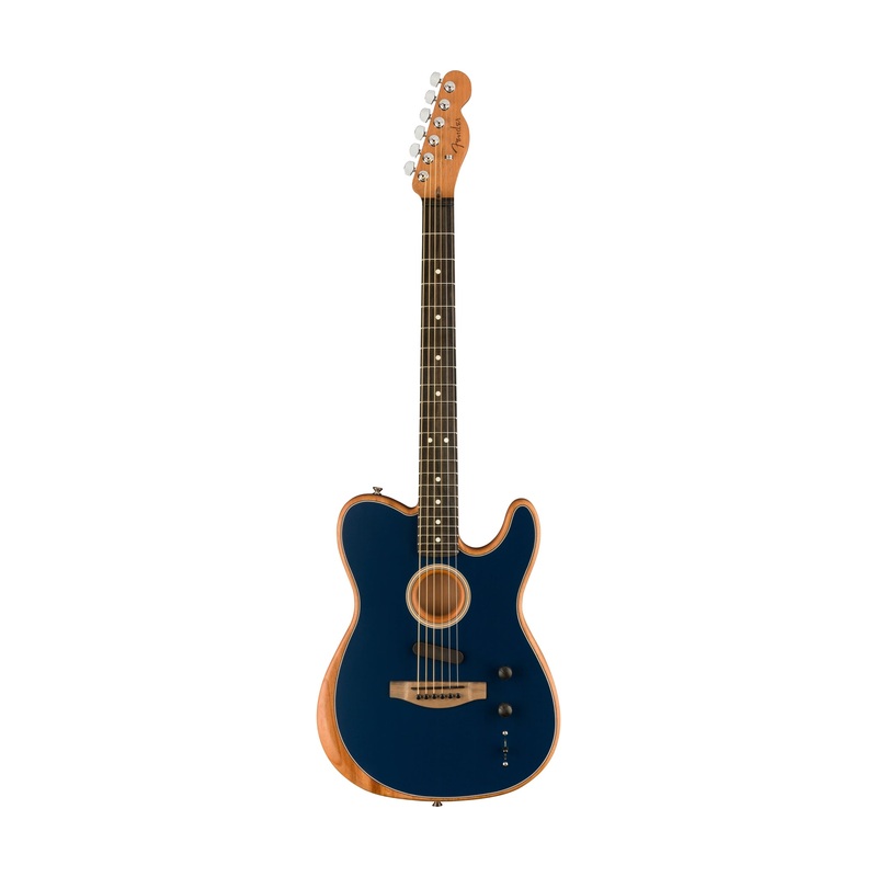 fender-american-acoustasonic-telecaster-acoustic-electric-guitar-w-bag-ebony-fb-steel-blue Fender American Acoustasonic Telecaster Acoustic Electric Guitar w/Bag, Ebony FB, Steel Blue