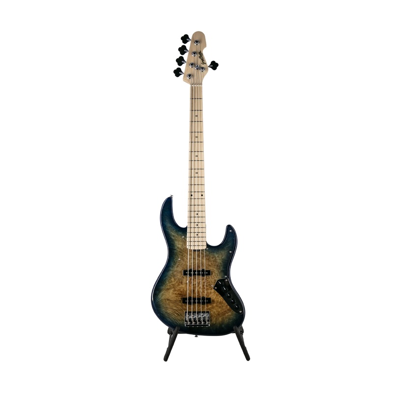 grassroots-g-amaze-gcb5-ndbls-electric-bass-guitar-natural-dark-black-sunburst GrassRoots G-AMAZE-GCB5-NDBLS Electric Bass Guitar, Natural Dark Black Sunburst