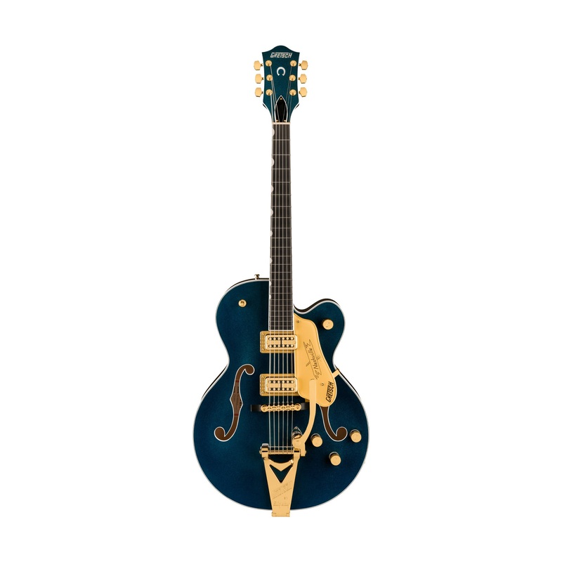 gretsch-nashville-hollowbody-electric-guitar-ebony-fb-midnight-sapphire Gretsch Nashville Hollowbody Electric Guitar, Ebony FB, Midnight Sapphire