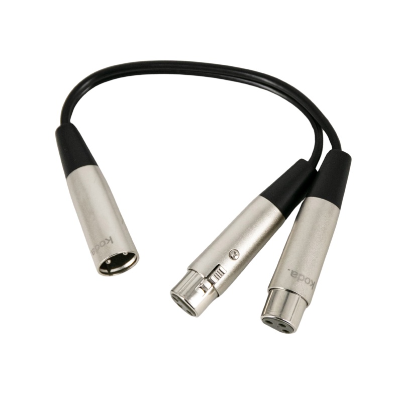 koda-essential-y-cable-xlr-male-to-dual-female-xlr koda essential Y Cable XLR Male to Dual Female XLR