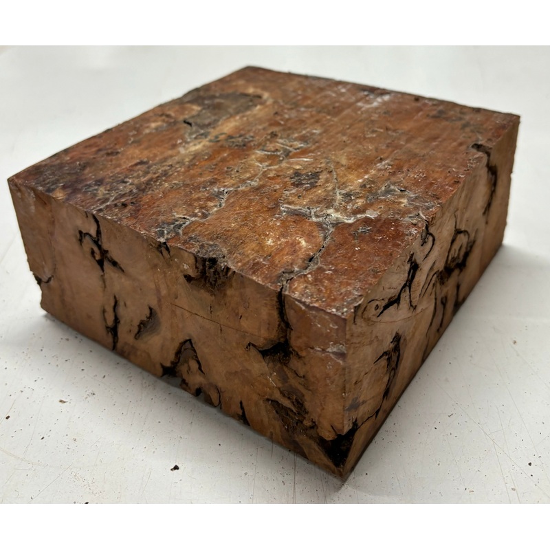 australian-red-gum-bowl-blank-6-1-2-x-6-1-2-x-3-208 Australian Red Gum Bowl Blank 6-1/2" x 6-1/2" x 3" #208
