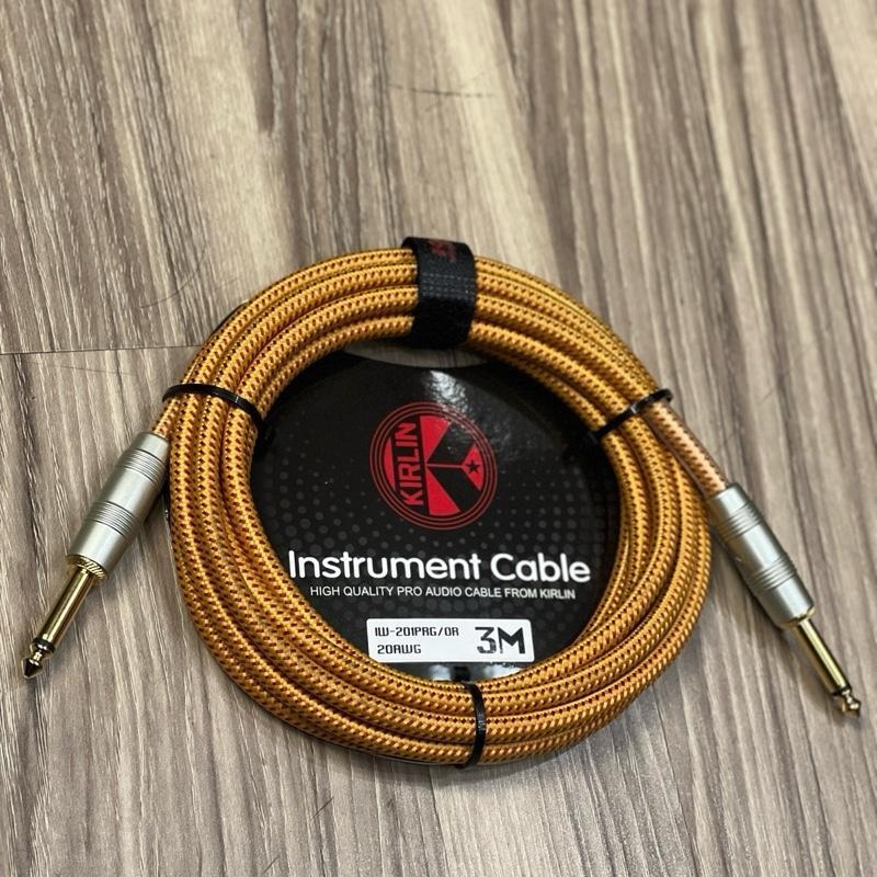kirlin-cable-201prg-3m-woven-instrument-cable-orange Kirlin cable 201PRG (3m) Woven Instrument Cable Orange