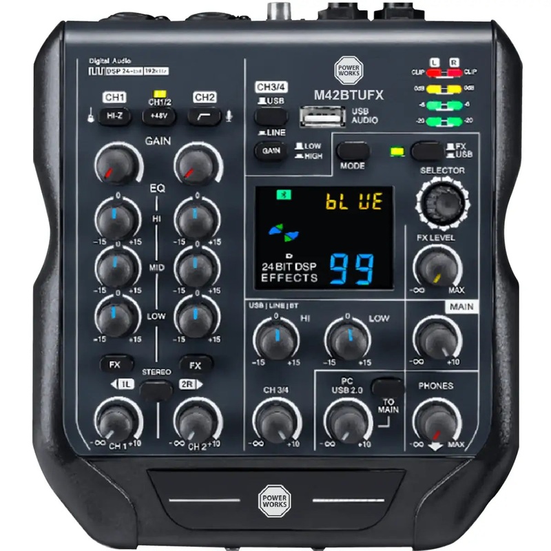 powerworks-m42bt-ufx-mixer PowerWorks M42BT-UFX Mixer