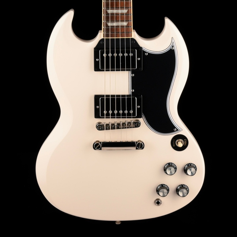 pre-owned-epiphone-1961-les-paul-sg-standard-aged-classic-white-with-ohsc Pre Owned Epiphone 1961 Les Paul SG Standard Aged Classic White With OHSC
