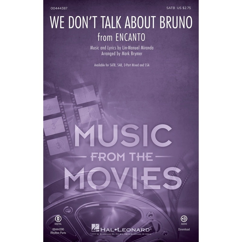 we-dont-talk-about-bruno-satb We Dont Talk About Bruno - SATB