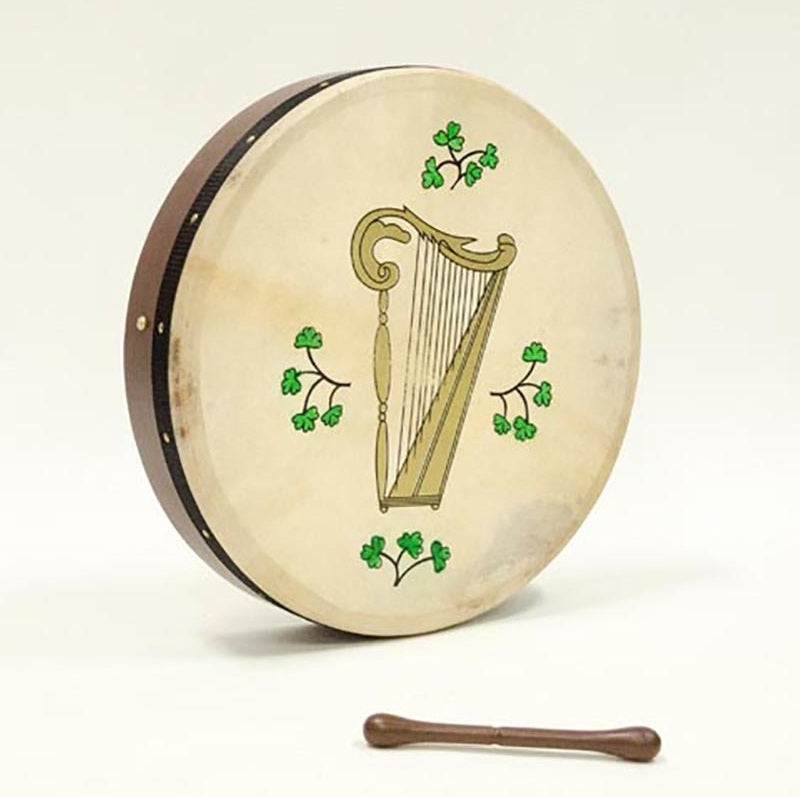 bodhran-18-rosewood-golden-harp-tunable Bodhran 18" Rosewood Golden Harp (Tunable)