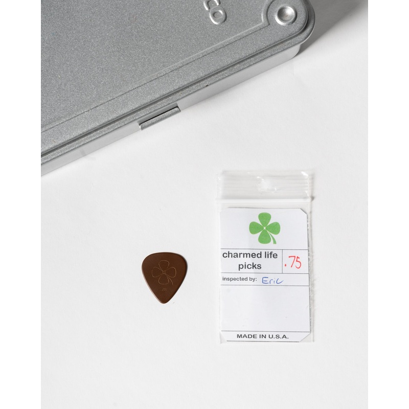 charmed-life-vespel-brown-polyimide-guitar-pick-teardrop Charmed Life / Vespel Brown Polyimide Guitar Pick - Teardrop