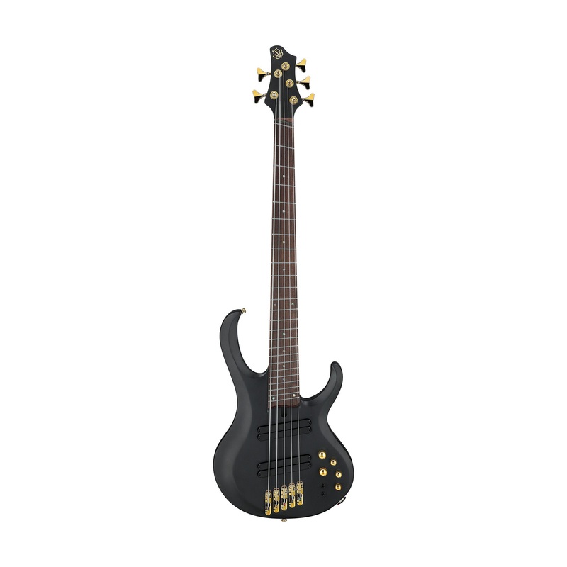 ibanez-bass-workshop-btb605lm-bkf-5-string-bass-guitar-black-flat Ibanez Bass Workshop BTB605LM-BKF 5-String Bass Guitar, Black Flat