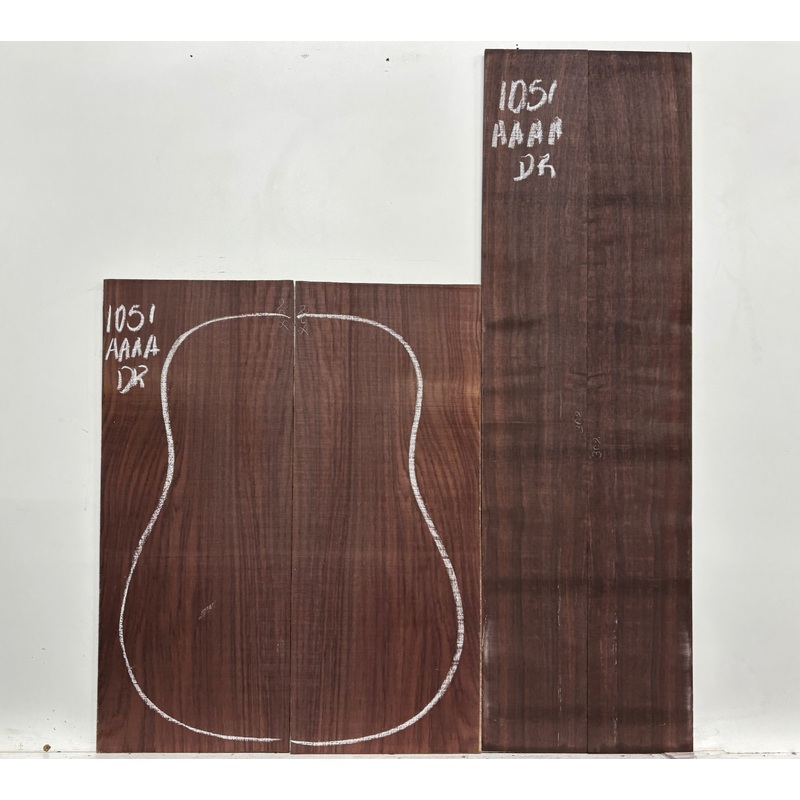 east-indian-rosewood-dreadnought-aaaa-grade-guitar-back-side-set-1051 East Indian Rosewood Dreadnought AAAA Grade Guitar Back & Side Set #1051