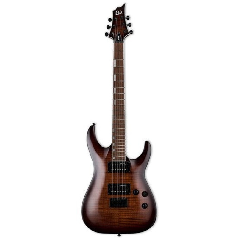 esp-ltd-h-200fm-in-dark-brown-sunburst ESP LTD H-200FM In Dark Brown Sunburst