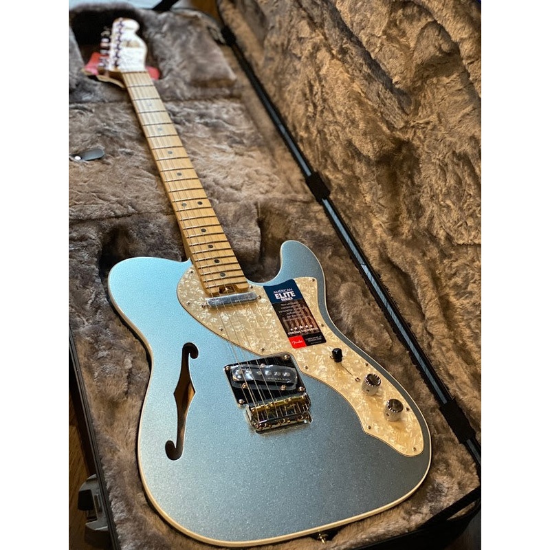 fender-american-elite-telecaster-thinline-mn-mystic-ice-blue Fender American Elite Telecaster Thinline MN - Mystic Ice Blue