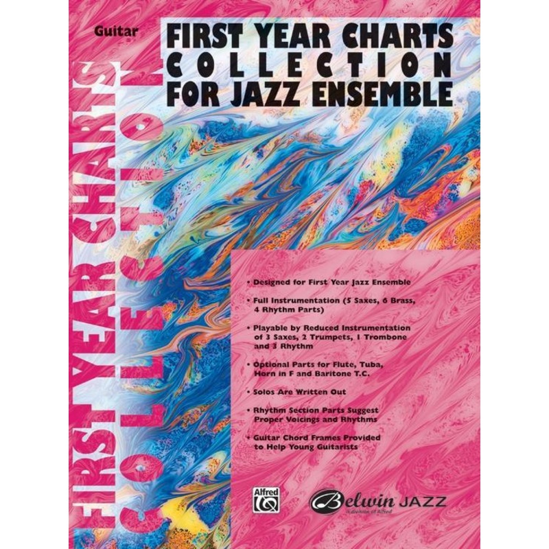 first-year-charts-collection-for-jazz-ensemble-guitar First Year Charts Collection for Jazz Ensemble - Guitar