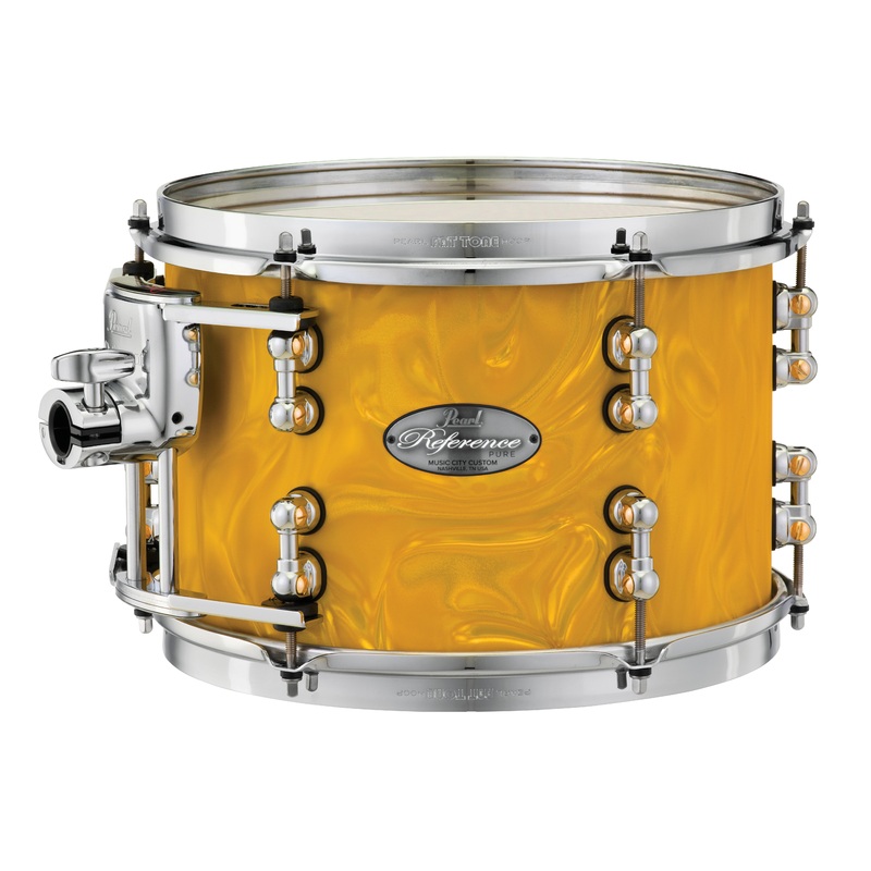 pearl-music-city-custom-16-x14-reference-pure-series-tom-gold-satin-moire-rfp1614t-c723 Pearl Music City Custom 16"x14" Reference Pure Series Tom GOLD SATIN MOIRE RFP1614T/C723