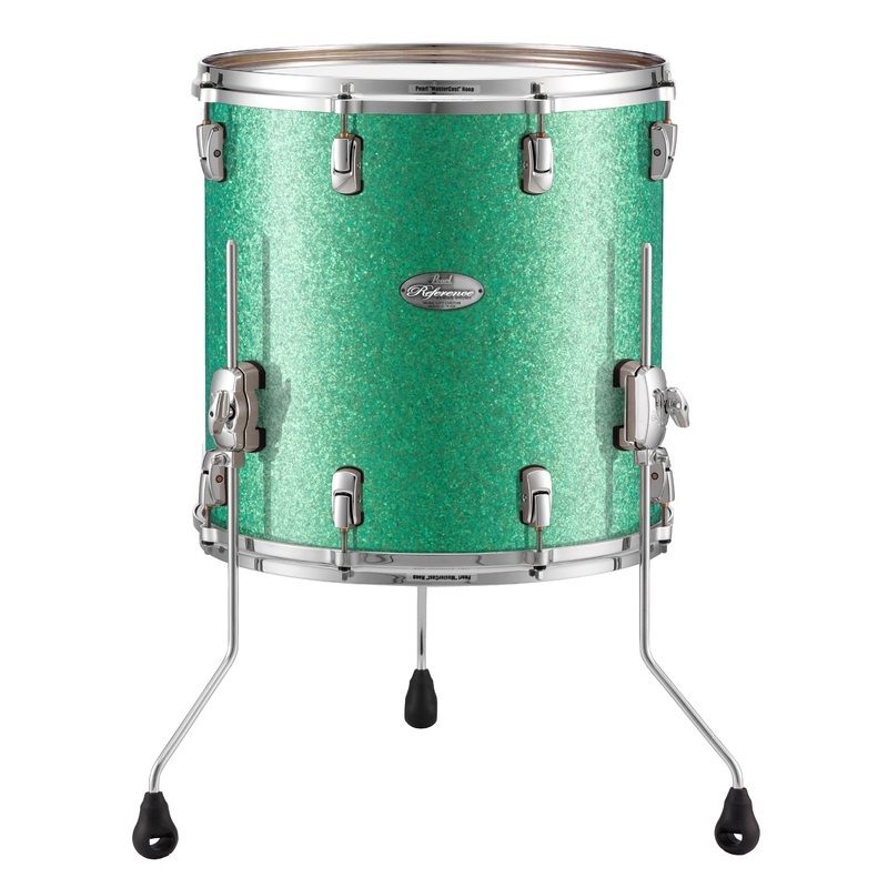 pearl-music-city-custom-16-x14-reference-series-floor-tom-turquoise-glass-rf1614f-c413 Pearl Music City Custom 16"x14" Reference Series Floor Tom TURQUOISE GLASS RF1614F/C413
