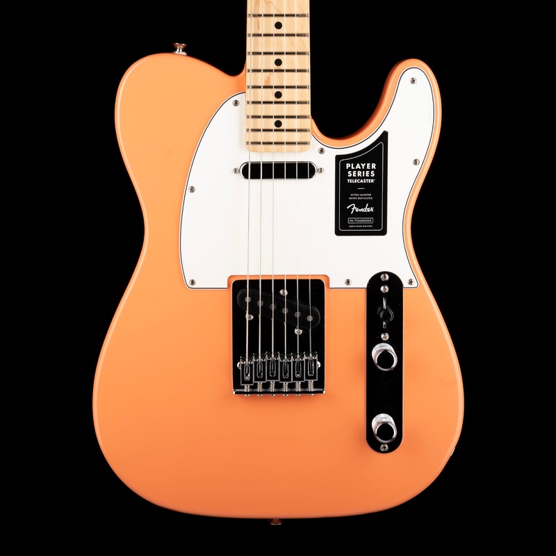 pre-owned-2022-fender-limited-edition-player-series-telecaster-pacific-peach-with-gig-bag Pre Owned 2022 Fender Limited Edition Player Series Telecaster Pacific Peach With Gig Bag