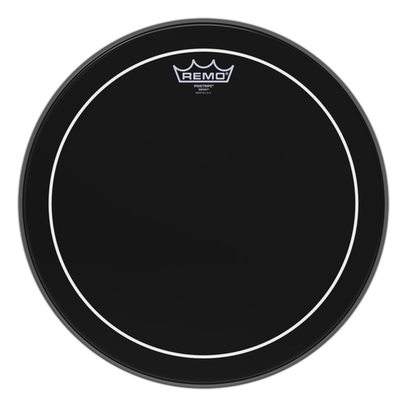 remo-bass-pinstripe-ebony-22-diameter Remo Bass, PINSTRIPE, EBONY, 22" Diameter