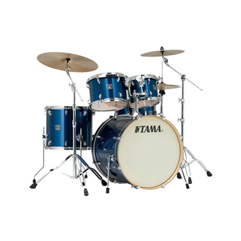tama-ck52krs-isp-superstar-classic-maple-5-piece-drum-shell-kit-indigo-sparkle TAMA CK52KRS-ISP Superstar Classic Maple 5-Piece Drum Shell Kit, Indigo Sparkle
