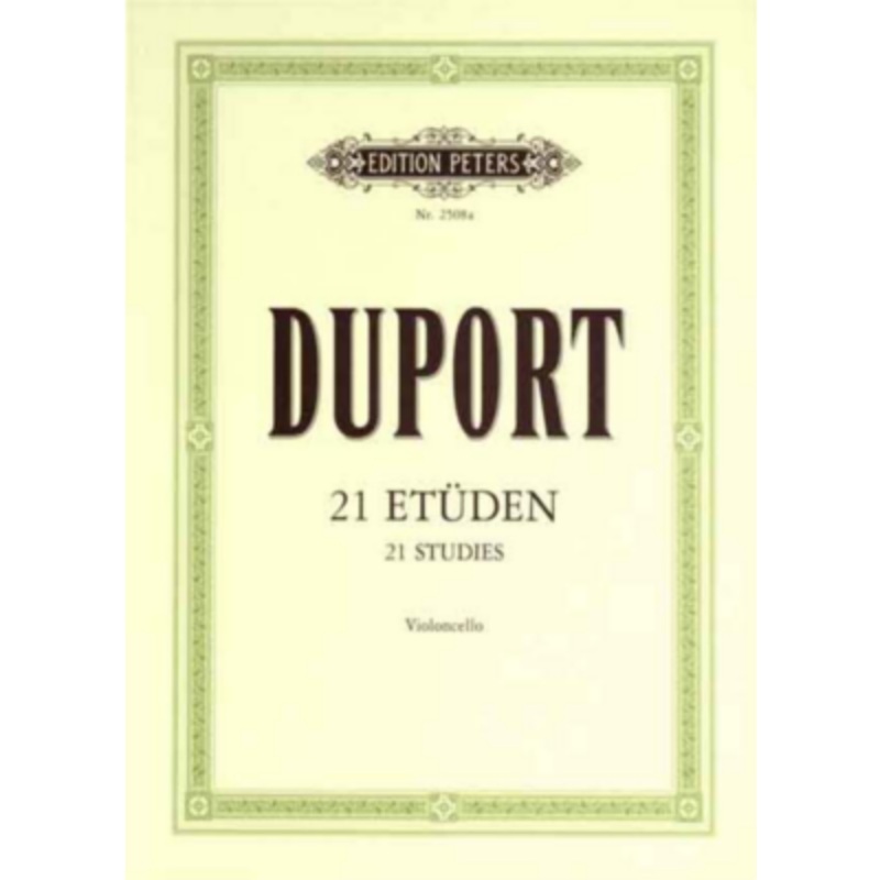 21-studies-for-cello-jean-louis-duport 21 Studies for Cello, Jean-Louis Duport