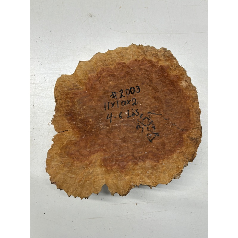 australian-red-mallee-burl-cap-11-x-10-x-2-2003 Australian Red Mallee Burl Cap 11" x 10" x 2" #2003