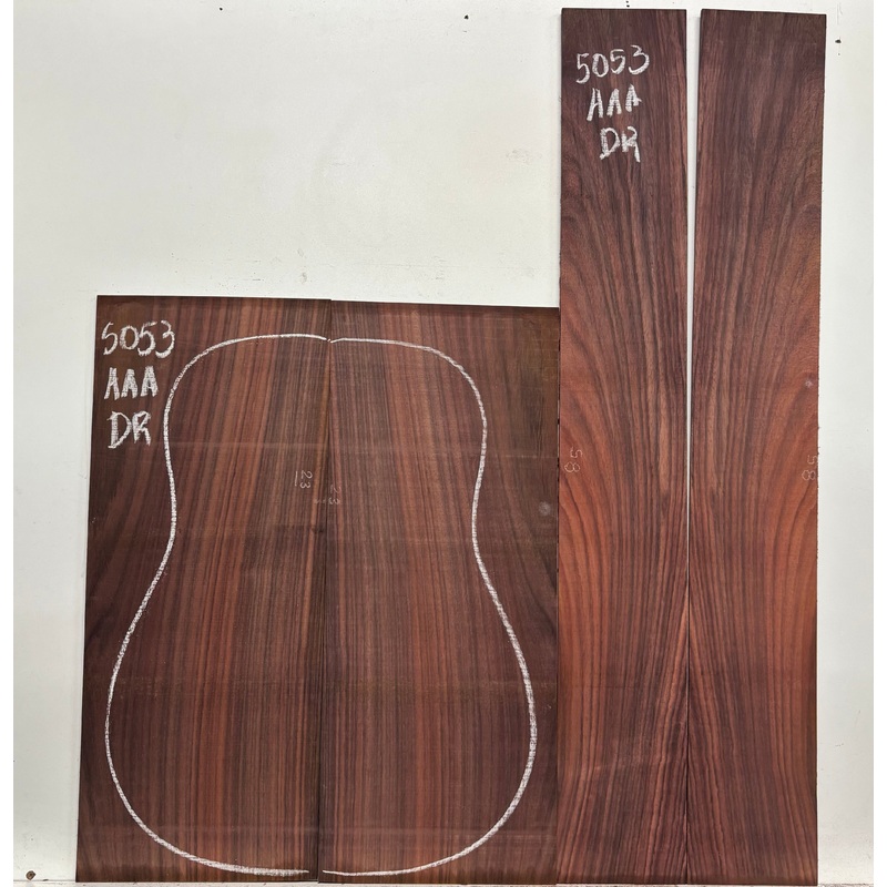 east-indian-rosewood-dreadnought-aaa-grade-guitar-back-side-set-5053 East Indian Rosewood Dreadnought AAA Grade Guitar Back & Side Set #5053