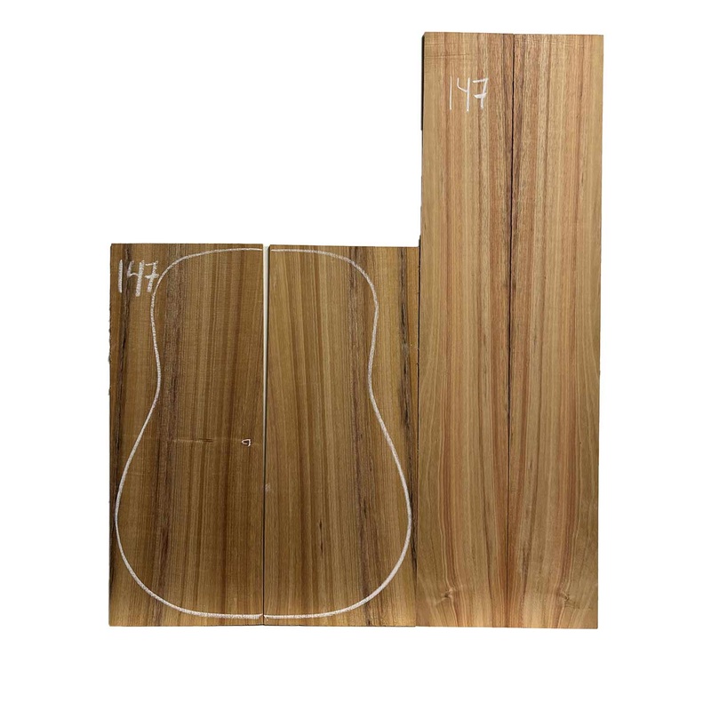 flame-hawaiian-koa-dreadnought-aaa-grade-guitar-back-side-set-147 Flame Hawaiian Koa Dreadnought AAA Grade Guitar Back & Side Set #147