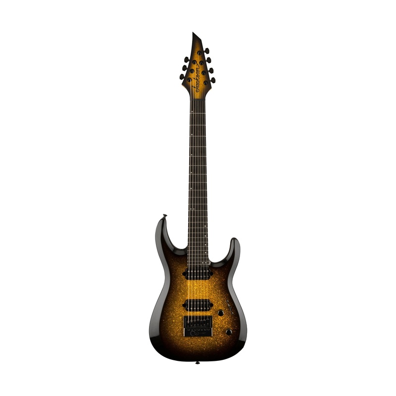 jackson-pro-plus-series-dinky-mdk-evertune-7-string-electric-guitar-gold-sparkle Jackson Pro Plus Series Dinky MDK EverTune 7-String Electric Guitar, Gold Sparkle