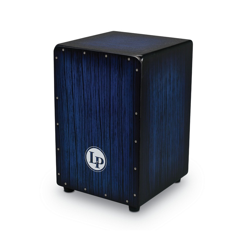 latin-percussion-lp1332-bbs-aspire-accents-cajon-blue-burst-streak Latin Percussion LP1332-BBS Aspire Accents Cajon, Blue Burst Streak
