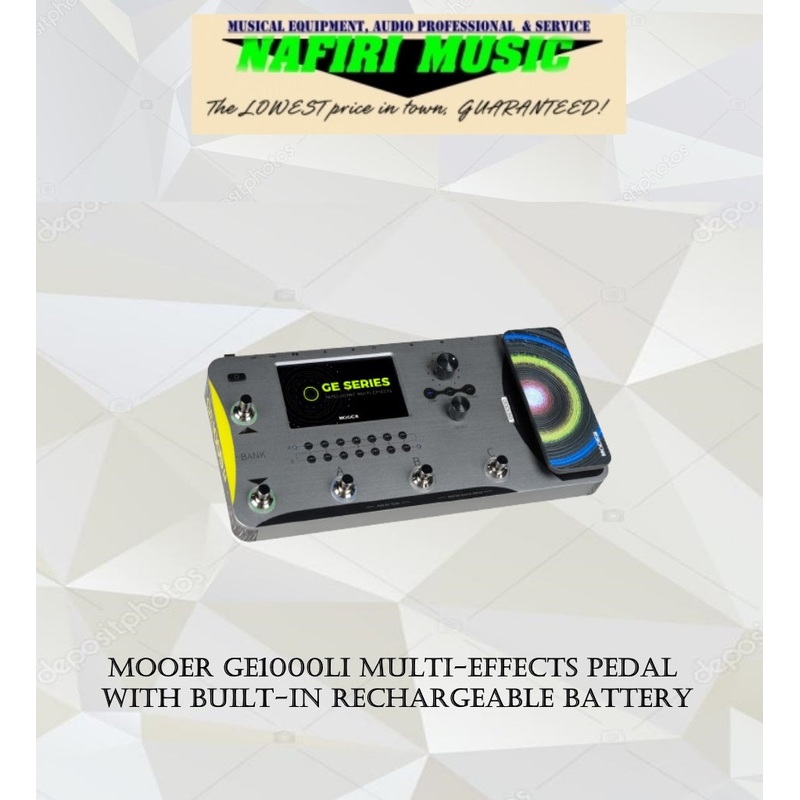 mooer-ge1000li-multi-effects-pedal-with-built-in-rechargeable-battery Mooer GE1000Li Multi-Effects Pedal with Built-In Rechargeable Battery