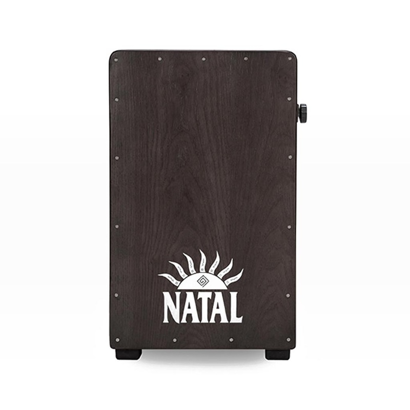 natal-cjan-l-sw-bb-black-cajon-black-panel-white-logo Natal CJAN-L-SW-BB Black Cajon Black Panel, White Logo