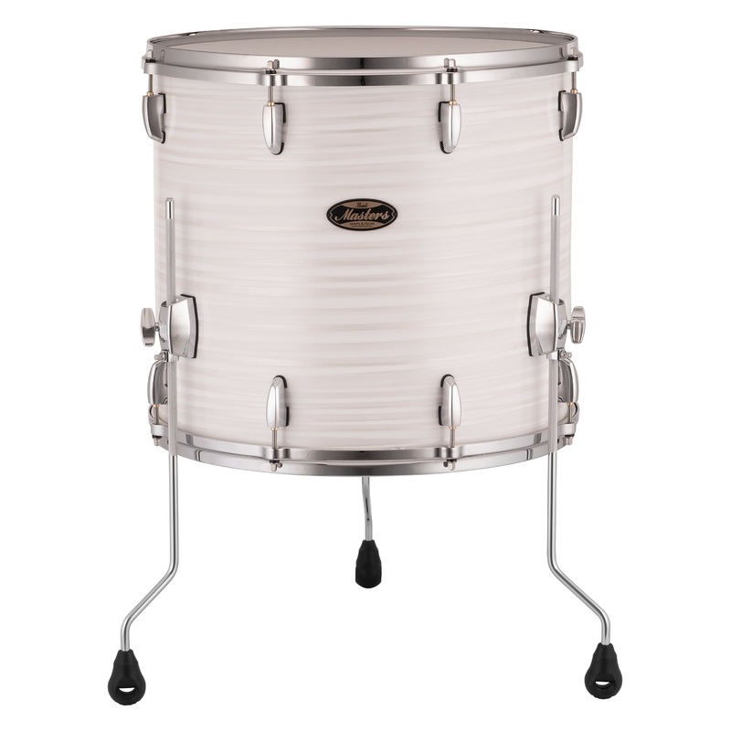 pearl-masters-maple-gum-18-x16-floor-tom-white-ice-swirl-mmgc1816f-c854 Pearl Masters Maple/Gum 18"x16" Floor Tom WHITE ICE SWIRL MMGC1816F/C854