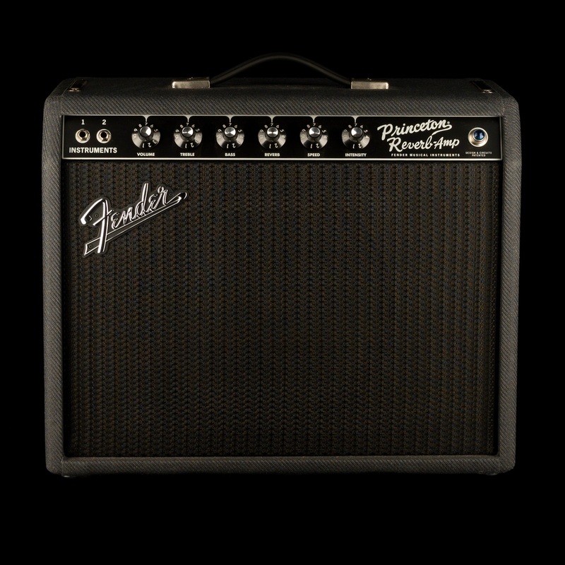 used-fender-limited-edition-68-princeton-black-lacquered-tweed-guitar-amp-combo-with-cover-and-footswitch Used Fender Limited Edition '68 Princeton Black Lacquered Tweed Guitar Amp Combo With Cover And Footswitch