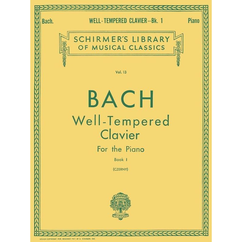 bach-preludes-and-fugues-book-1-piano Bach - Preludes and Fugues - Book 1, Piano
