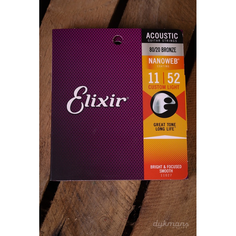 elixir-acoustic-nanoweb-80-20-bronze-custom-light-11-52 Elixir Acoustic Nanoweb 80/20 Bronze Custom Light 11-52