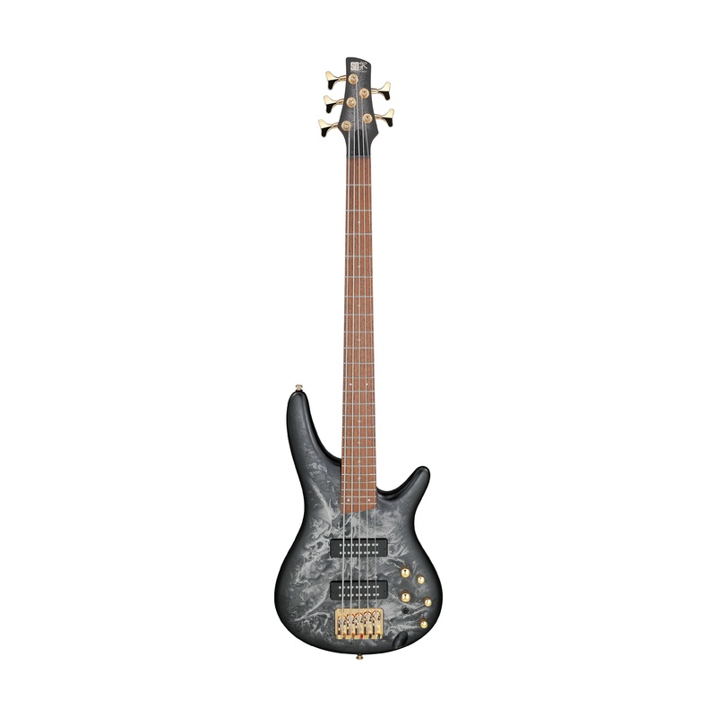 ibanez-sr305edx-bzm-5-string-bass-guitar-black-ice-frozen-matte Ibanez SR305EDX-BZM 5-String Bass Guitar, Black Ice Frozen Matte