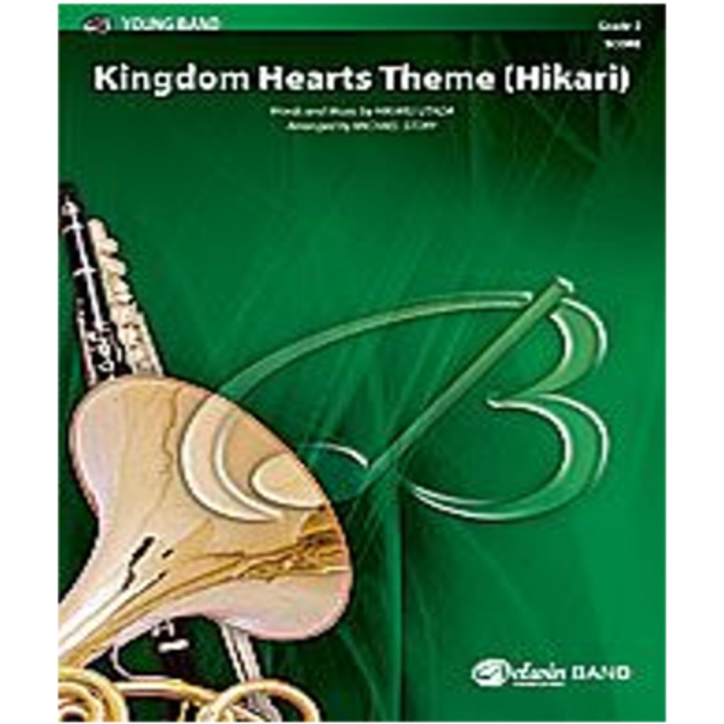 kingdom-hearts-theme-hikari-utada-arr-michael-story-concert-band-chart-grade-2 Kingdom Hearts Theme (Hikari), Utada Arr. Michael Story Concert Band Chart Grade 2